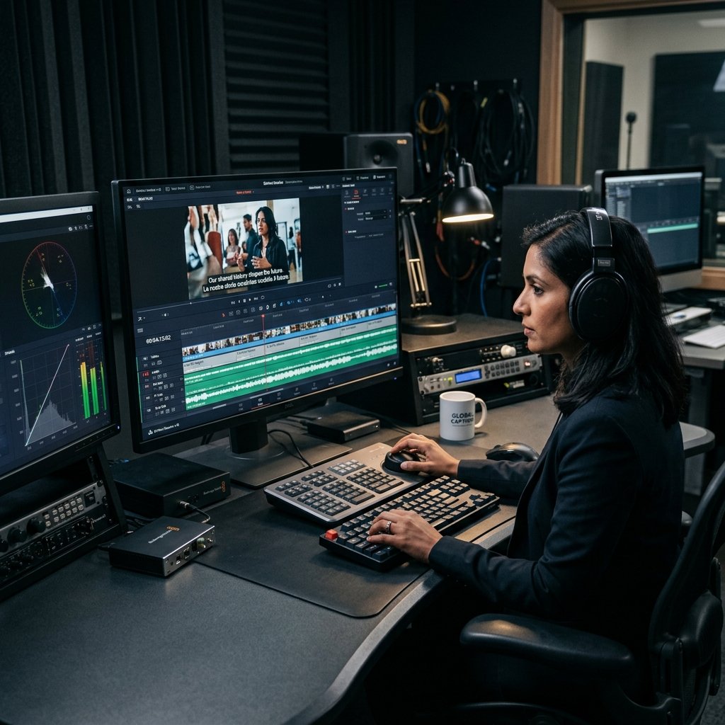 Subtitling and video localization workflow